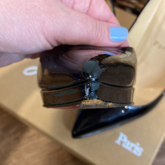 Christian Louboutin Black Patent leather Pigalle Plato 120 - Picture 8 of 12